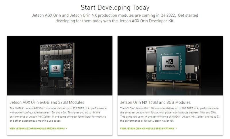 NVIDIA GTC 2022 Jetson AGX Orin Kits